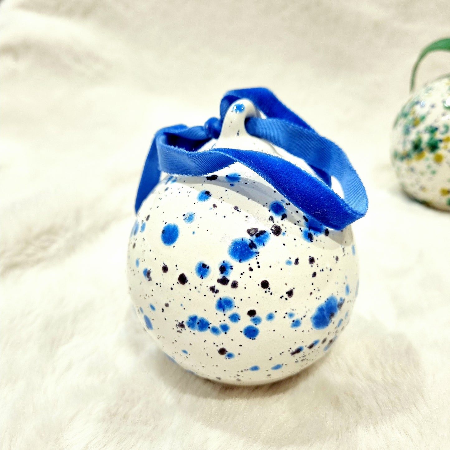 Crackle Glazed Baubles ( Seconds)