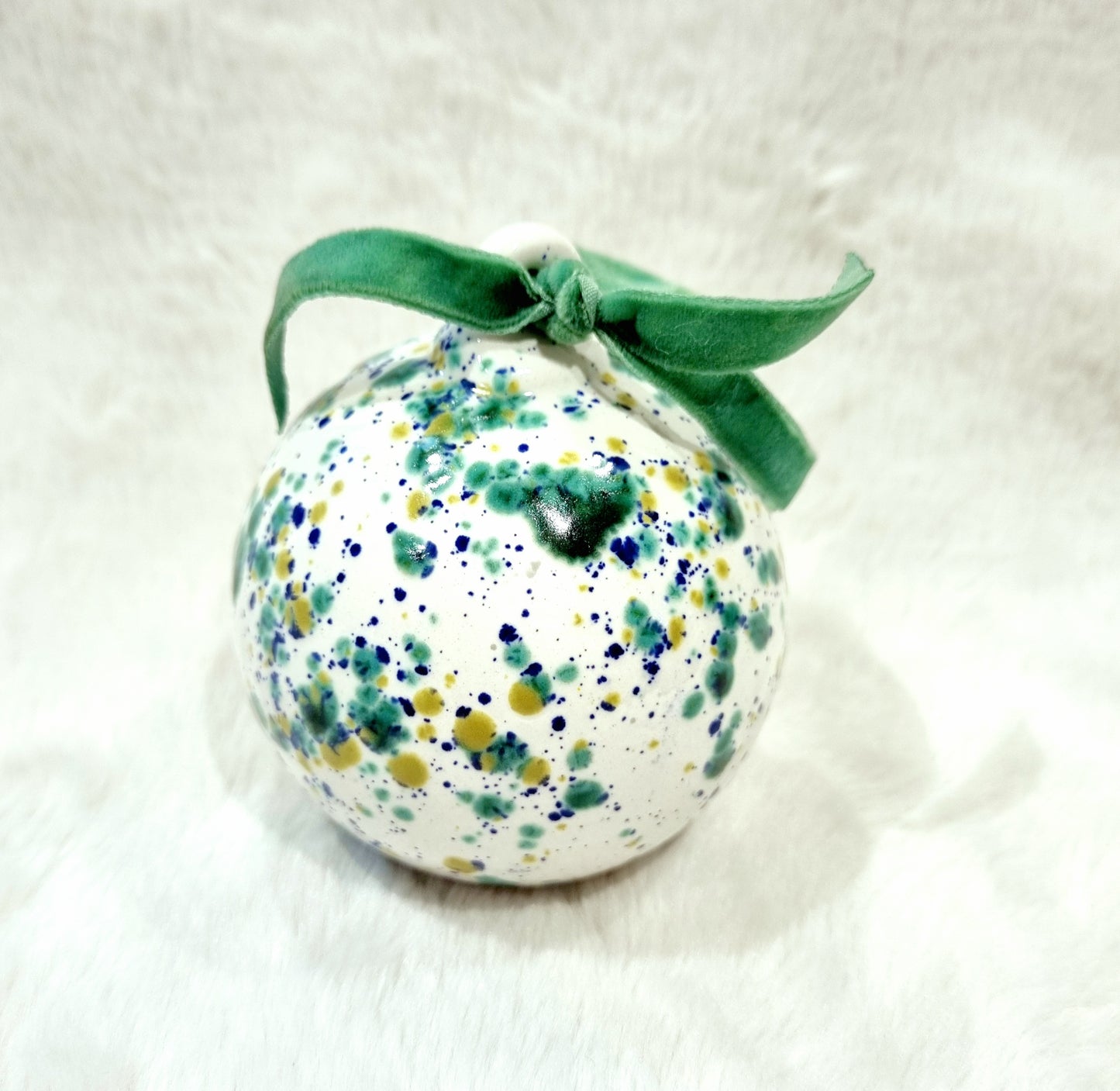 Crackle Glazed Baubles ( Seconds)